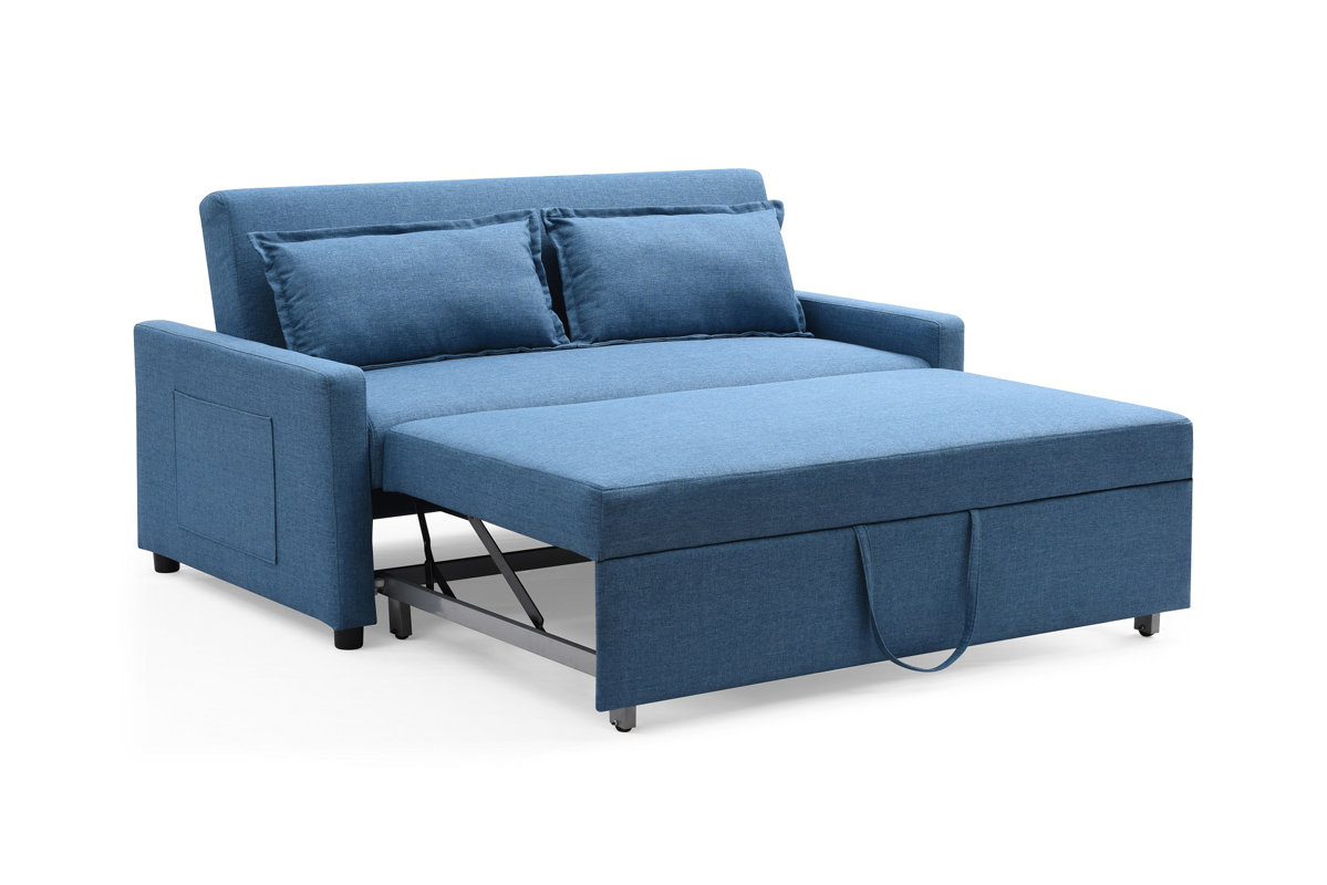 Container Fabric Modern Convertible Sleeper Loveseat & Reviews Wayfair